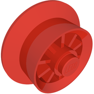 Деталь LEGO Train Wheel Spoked for Wagon, Красный