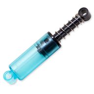 Деталь LEGO Technic Shock Absorber 10L, Damped, Soft Spring, Прозрачный светло-голубой