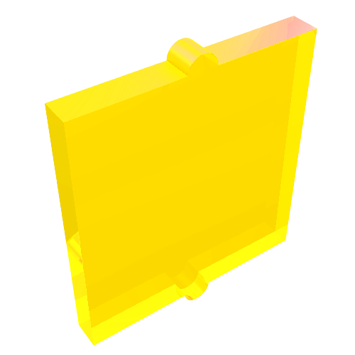 Набор LEGO Glass for Window 1 x 2 x 2 Flat, Trans-Neon Green