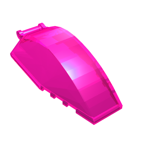Набор LEGO COCKPIT 8X4X2 W/ 3.2 SHAFT, Trans-Dark Pink