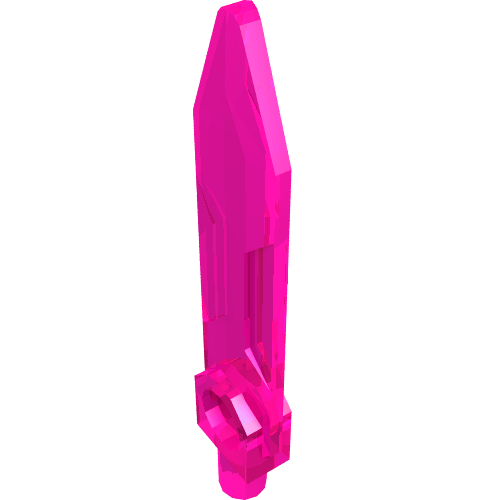 Набор LEGO Minifig Sword, Blade with Bar, Trans-Dark Pink