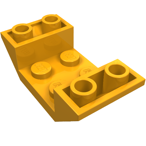 Набор LEGO Slope Inverted 45В° 4 x 2 Double, Medium Orange