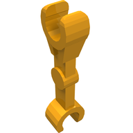 Деталь LEGO Arm - Mechanical Straight [2 Clips at 90°], Средне-оранжевый