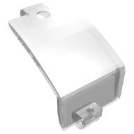 Деталь LEGO Technic Panel Curved and Bent 6 x 3, Прозрачный бесцветный