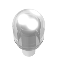 Деталь LEGO Light Cover with Internal Bar / Bionicle Barraki Eye, Прозрачный бесцветный