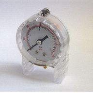 Деталь LEGO Pneumatic Pressure Gauge - Manometer (9641), Прозрачный бесцветный