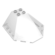 Деталь LEGO Windscreen 6 x 6 x 2 Canopy, Прозрачный бесцветный