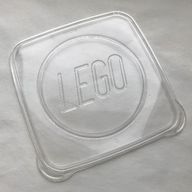Деталь LEGO Sorting Tray, DOTS, Lid, Прозрачный бесцветный