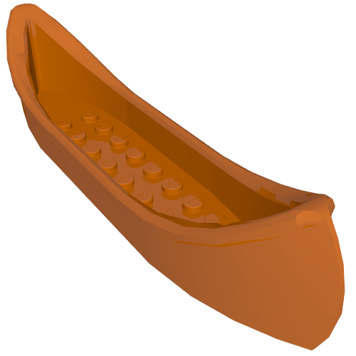 Набор LEGO Boat - Canoe, Темно-оранжевый