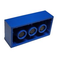 Деталь LEGO Brick Magnet, 2 x 4, Темно-розовый