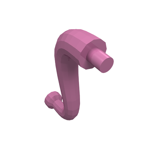 Набор LEGO Tail [Trunk], Темно-розовый