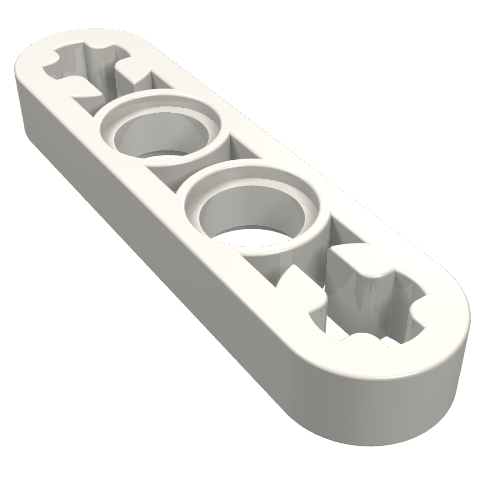 Набор LEGO Technic Beam 1 x 4 Thin, Very Light Gray