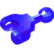 Деталь LEGO Hero Factory Arm / Leg with Ball Joint on Axle and Ball Socket, Прозрачный фиолетовый