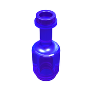 Деталь LEGO Minifig Bottle, Прозрачный фиолетовый