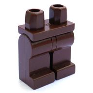 Деталь LEGO Hips and Brown Legs, Коричневый