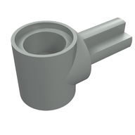 Деталь LEGO Technic Pin Connector Hub with 1 Axle, Светло-серый