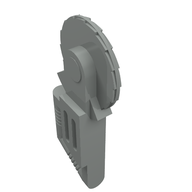 Деталь LEGO Minifig Circular Saw, Светло-серый