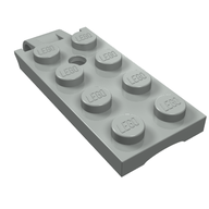 Деталь LEGO Пластина шарнирная верхняя 2 x 5, Светло-серый