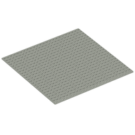 Деталь LEGO Основание 24 x 24, Светло-серый