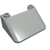 Деталь LEGO Windscreen 3 x 4 x 1 1/3 Large Glass Surface, Светло-серый
