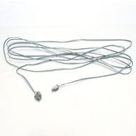 Деталь LEGO Electric, Wire 12V / 4.5V with two Variable Colour 2-prong connectors, 375 Studs Long [9700], Светло-серый