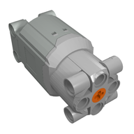 Деталь LEGO Electric Power Functions Large Motor, Светло-серый