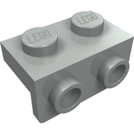 Деталь LEGO Кронштейн 1 x 2 - 1 x 2, Светло-серый