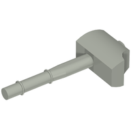 Деталь LEGO Fabuland, Tool Hammer, Светло-серый