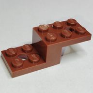 Деталь LEGO Кронштейн 5 x 2 x 1 1/3, Красно-коричневый