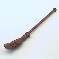 Деталь LEGO Belville Broom - Whisk Broom, Красно-коричневый