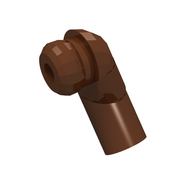 Деталь LEGO Minifig Arm Left, Красно-коричневый