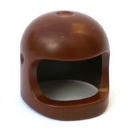 Деталь LEGO Minifig Helmet Classic, New Mold 2019, Красно-коричневый