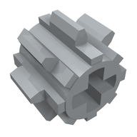 Деталь LEGO Technic, Gear 8 Tooth, Reinforced, Светлый сине-серый