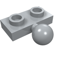Деталь LEGO Plate Special 1 x 2 with 5.9mm Centre Side Ball, Цвет не указан/любой
