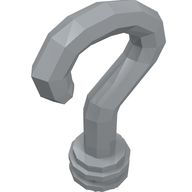 Деталь LEGO MINI ACCESSORIES NO. 1, Светлый сине-серый
