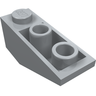 Деталь LEGO Slope Inverted 33° 3 x 1 without Connections Between Studs (34°), Светлый сине-серый