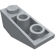 Деталь LEGO Slope Inverted 33° 3 x 1 with Connections between Studs, Светлый сине-серый