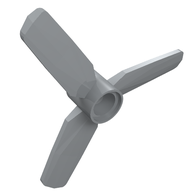Деталь LEGO Propeller 3 Blades 5 Diameter, Светлый сине-серый