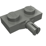 Деталь LEGO WHEEL BEARING 1X2X1/3 W/MINI SNAP, Темный сине-серый