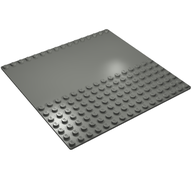 Деталь LEGO Baseplate 32 x 32 Road 8-Stud Dual, Темный сине-серый