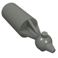Деталь LEGO Technic Steering / CV Joint, Темный сине-серый