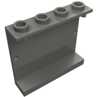 Деталь LEGO Панель 1 x 4 x 3, Темный сине-серый