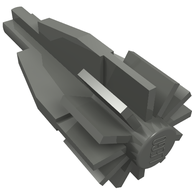 Деталь LEGO Engine Centre - Smooth Large, Темный сине-серый