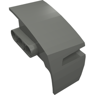 Деталь LEGO Technic Panel Car Mudguard Left, Темный сине-серый