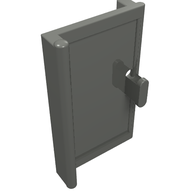 Деталь LEGO Door 1 x 2 x 3 with Vertical Handle, Темный сине-серый