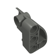 Деталь LEGO Technic Fairing # 1 Small Smooth Short, Side A, Темный сине-серый