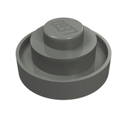 Деталь LEGO Minifig Barbell Weight, Темный сине-серый