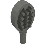 Деталь LEGO Friends Accessories Hair Brush with Heart on Reverse, Темный сине-серый