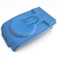 Деталь LEGO Container, Throwbot / Slizer 'Flying' Case Lid, Средне-голубой