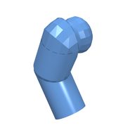 Деталь LEGO Minifig Arm Right, Средне-голубой